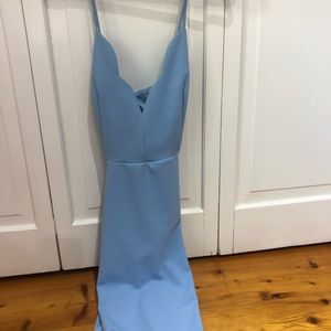 Light blue mini dress